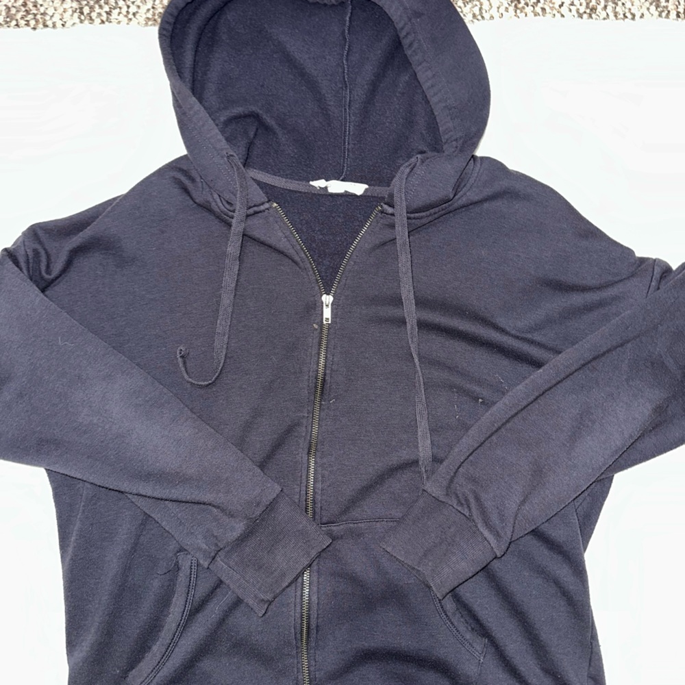 Black Zip-Up Hoodie